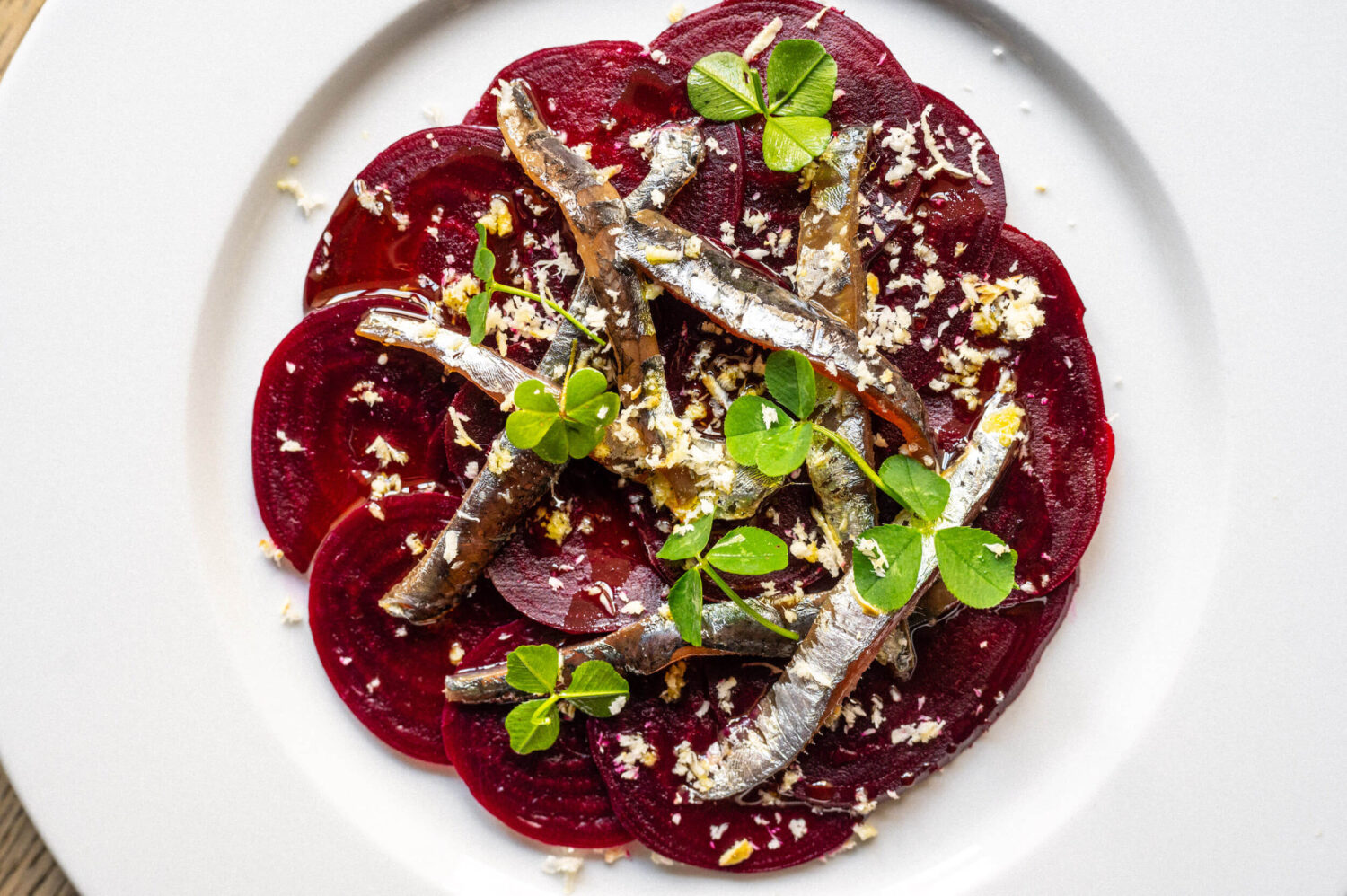 Beets with anchovies